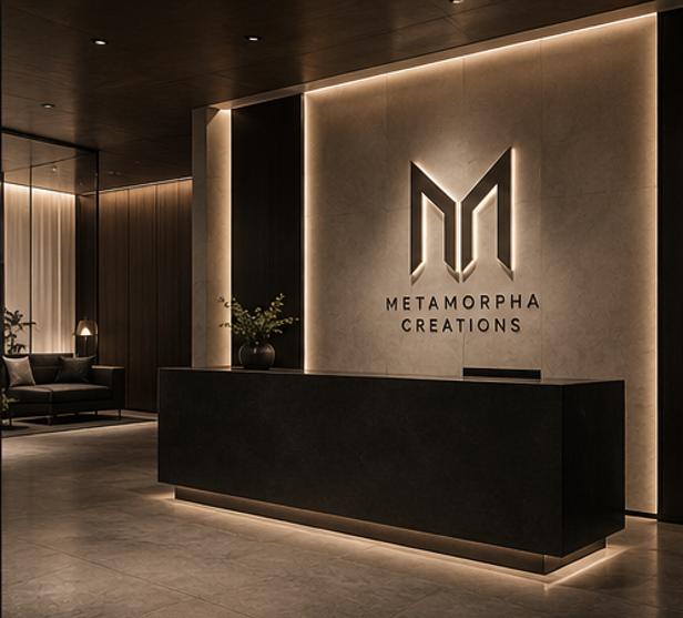 Metamorpha Creations reception lobby